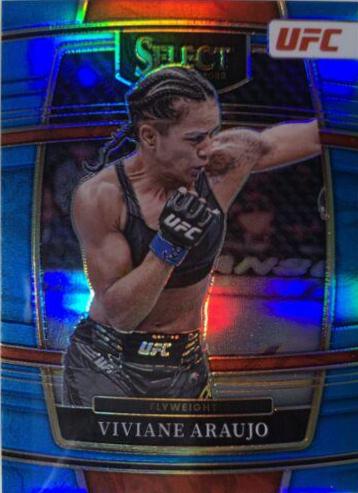 Viviane Araujo 2022 Panini Select UFC Concourse #60 Blue Prizm
