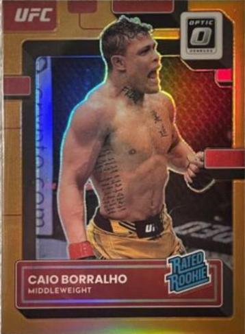 Caio Borralho 2023 Panini Donruss Optic UFC Base #130 Orange