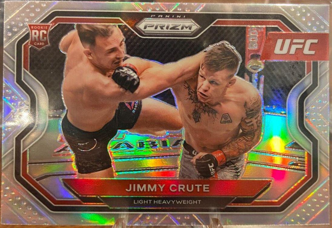 Jimmy Crute 2021 Panini Prizm UFC Base #170 Silver