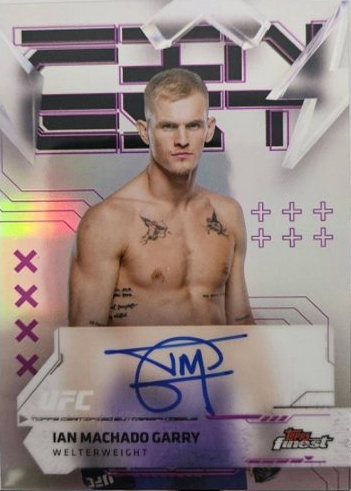 Ian Machado Garry 2025 Topps Finest UFC Finest Autographs #FA-IG Superfractor