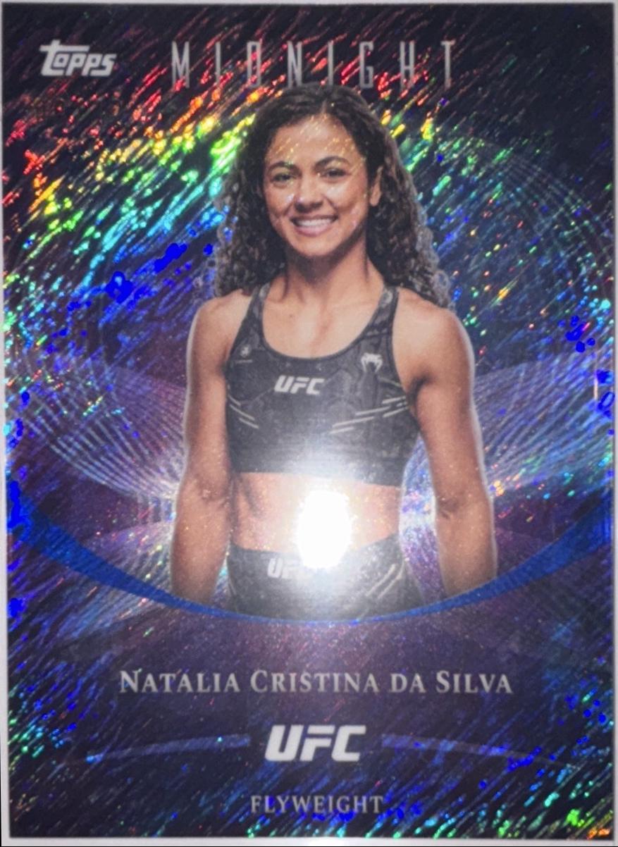 Natalia Silva 2026 Topps Midnight UFC Base #11 Midnight