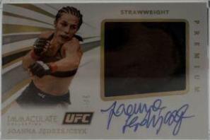 Joanna Jędrzejczyk 2021 Panini Immaculate UFC Premium Memorabilia Autographs #27 Gold