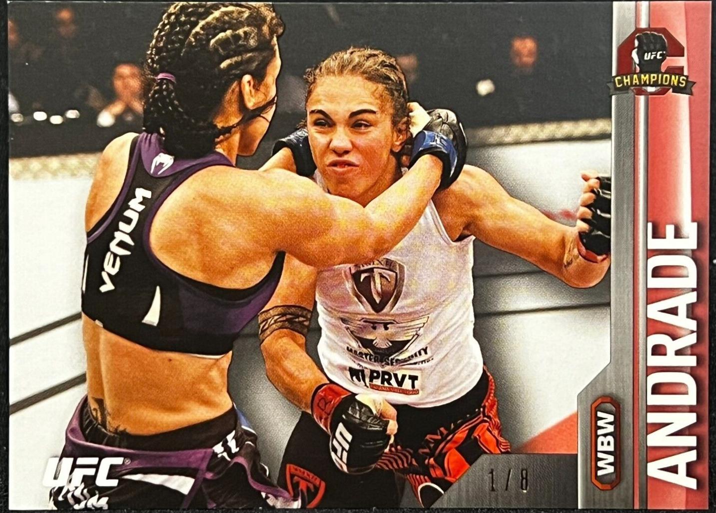 Jessica Andrade 2015 Topps UFC Champions Base #60 Red
