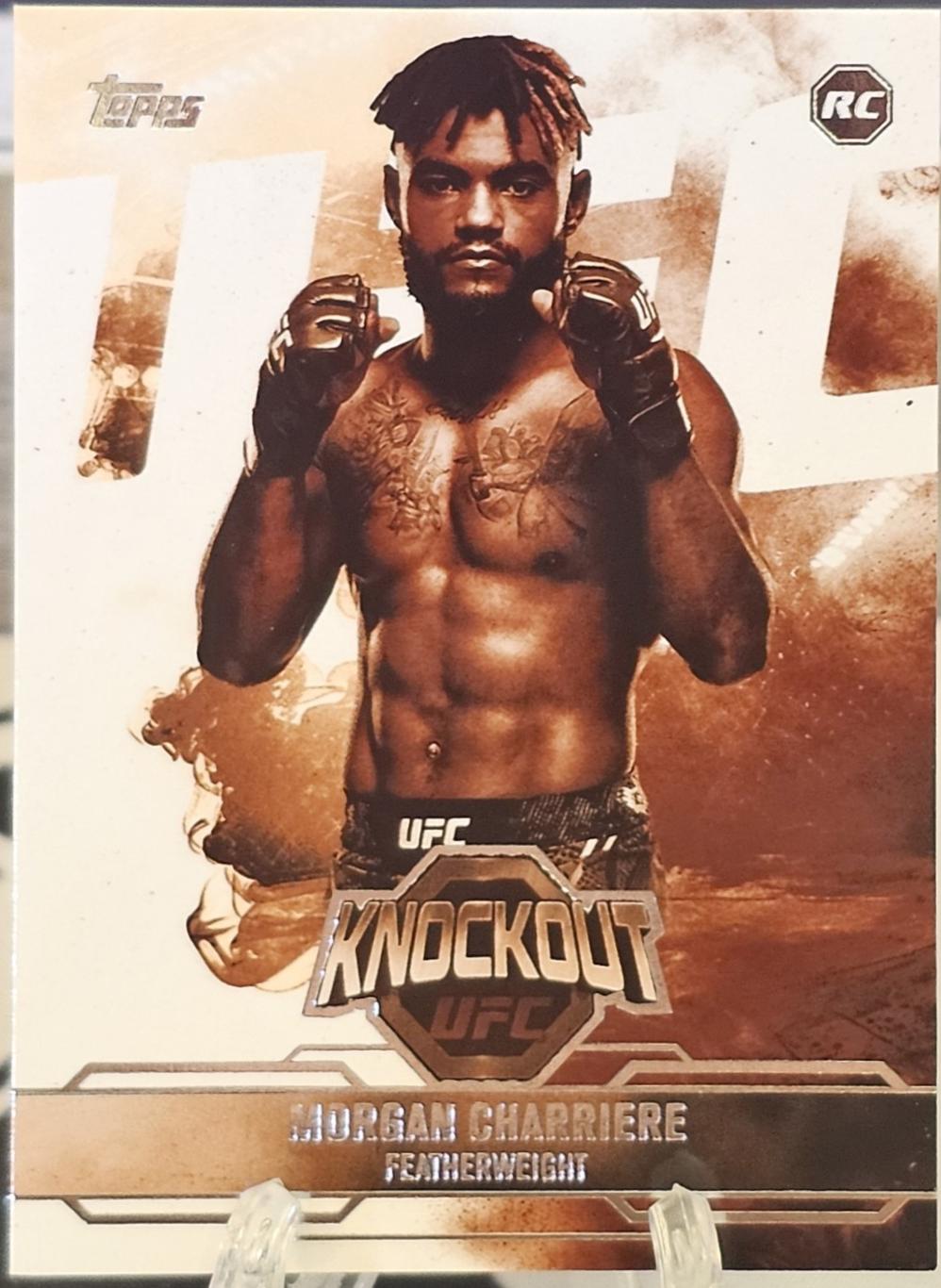 Morgan Charriere 2025 Topps Knockout UFC Base #2 Black