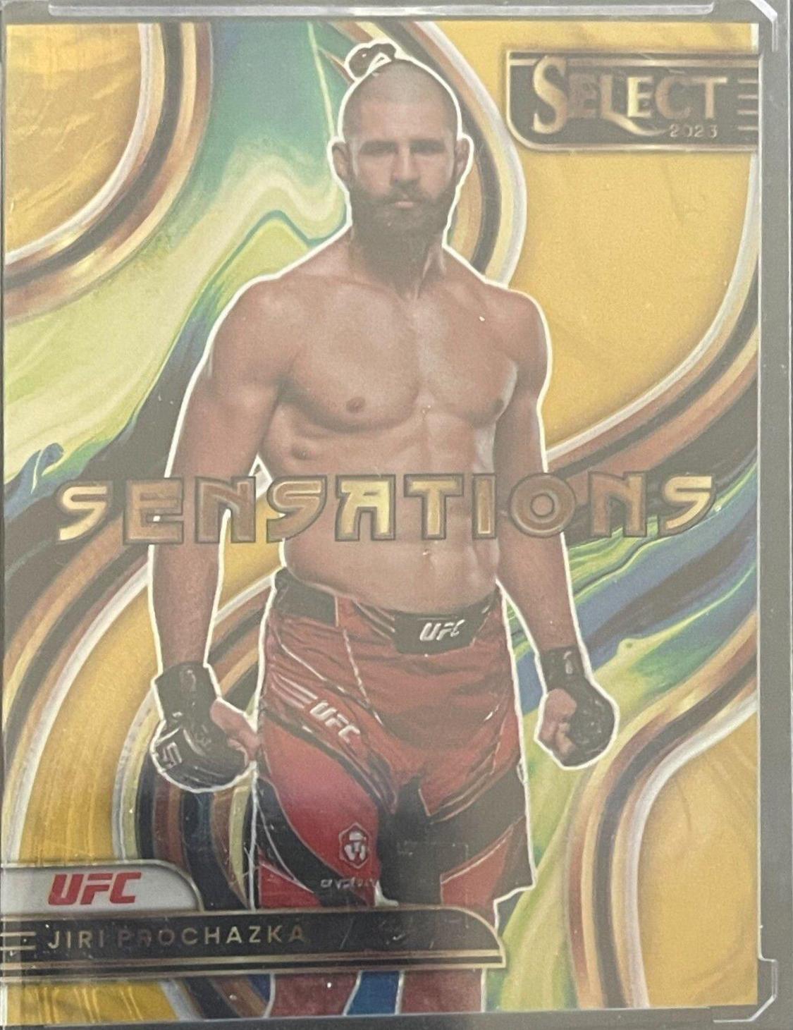 Jiri Prochazka 2023 Panini Select UFC Sensations #13 Gold