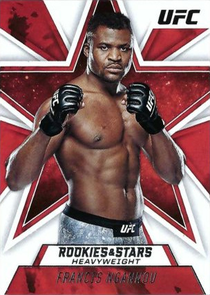 Francis Ngannou 2021 Panini Chronicles UFC Base Rookies and Stars #85 Gold