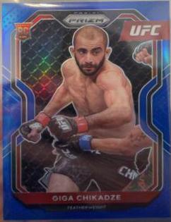 Giga Chikadze 2021 Panini Prizm UFC Base #72 Blue