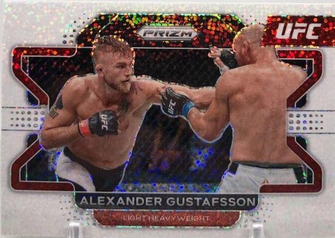 Alexander Gustafsson 2022 Panini Prizm UFC Base #35 White Sparkle