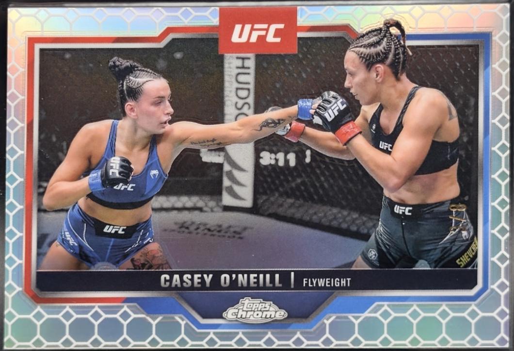 Casey O'Neill 2025 Topps Chrome UFC Base #133 OctaFractor