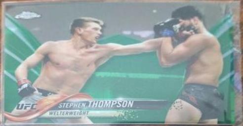 Stephen Thompson 2018 Topps Chrome UFC Base #54 Green