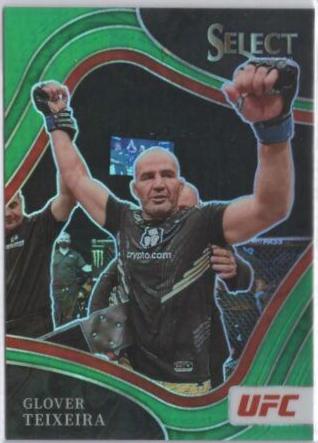 Glover Teixeira 2022 Panini Select UFC Mezzanine #301 Green