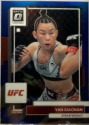 Yan Xiaonan 2023 Panini Donruss Optic UFC Base #48 Blue