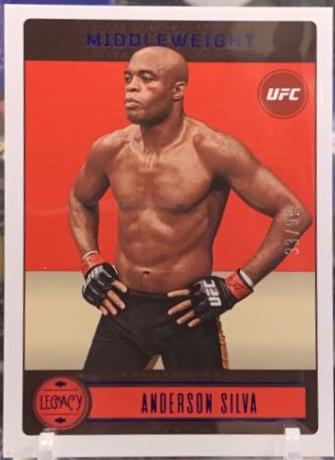 Anderson Silva 2023 Panini Chronicles UFC Base Legacy #147 Blue