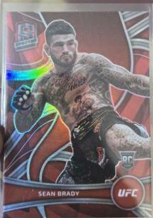 Sean Brady 2022 Panini Chronicles UFC Base Spectra #376 Red