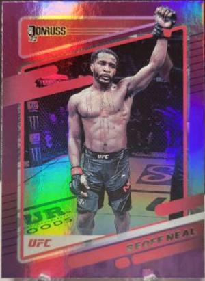 Geoff Neal 2022 Panini Donruss UFC Base #118 Purple Flood