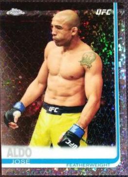 José Aldo 2019 Topps Chrome UFC Base #6 Diamond Hot Box