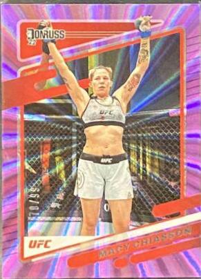 Macy Chiasson 2022 Panini Donruss UFC Base #138 Purple Laser