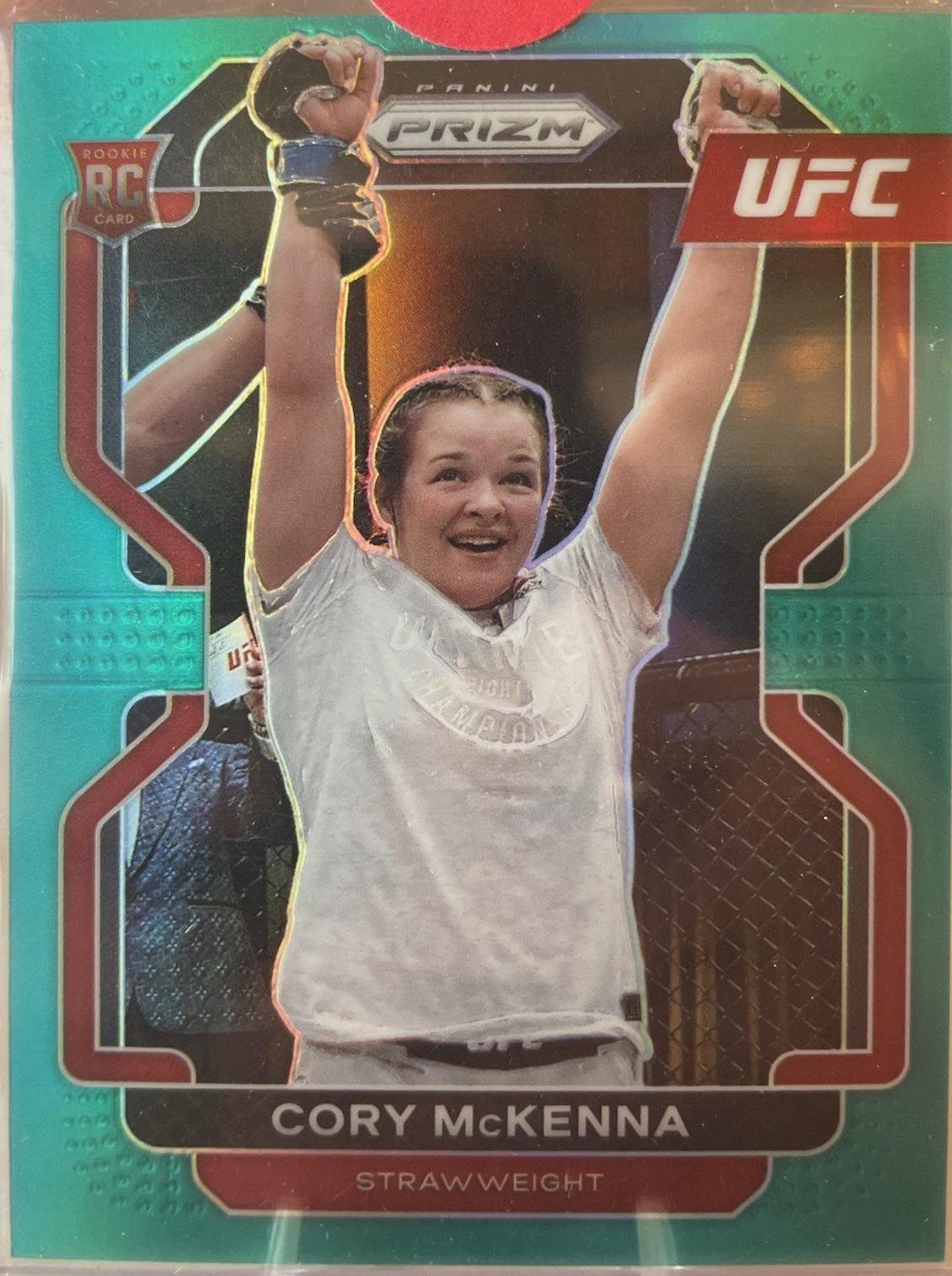 Cory McKenna 2022 Panini Prizm UFC Base #131 Teal