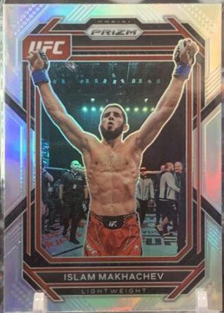 Islam Makhachev 2023 Panini Prizm UFC Base #177 Silver