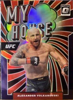 Alexander Volkanovski 2022 Panini Donruss Optic UFC My House #8 Purple