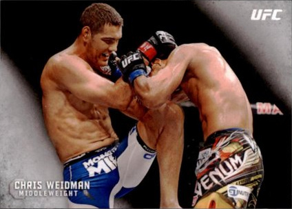 Chris Weidman 2015 Topps UFC Knockout Base #65 Mat