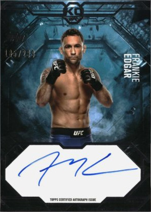 Frankie Edgar 2025 Topps Knockout UFC Knockout Autographs #KA-FE Red