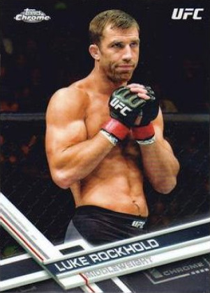 Luke Rockhold 2017 Topps Chrome UFC Base #31 Black