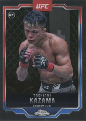 Toshiomi Kazama 2025 Topps Chrome UFC Base #150 Geometric Refractor