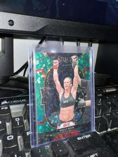 Holly Holm 2023 Panini Select UFC Concourse #44 Green Disco