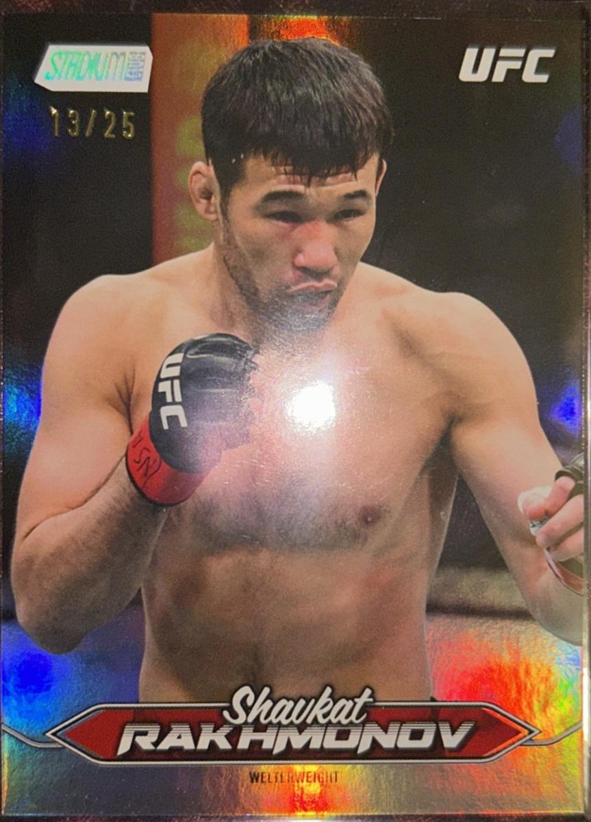 Shavkat Rakhmonov 2025 Topps Stadium Club UFC Base #117 Rainbow