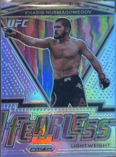 Khabib Nurmagomedov 2021 Panini Prizm UFC Fearless #22 Silver