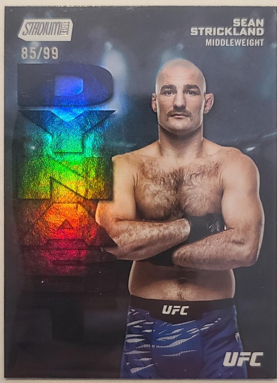 Sean Strickland 2025 Topps Stadium Club UFC Dynasty and Destiny #DD-17 Black