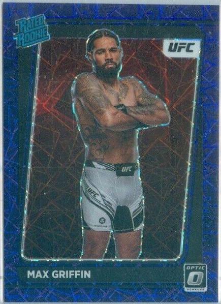 Max Griffin 2022 Panini Donruss Optic UFC Base #119 Purple Velocity