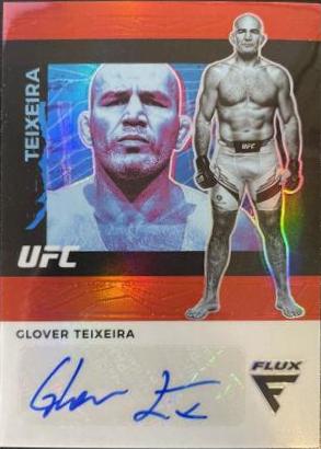Glover Teixeira 2022 Panini Chronicles UFC Flux Auto #10 Black