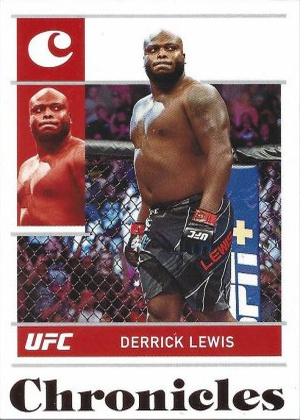 Derrick Lewis 2022 Panini Chronicles UFC Base Chronicles #41 Platinum