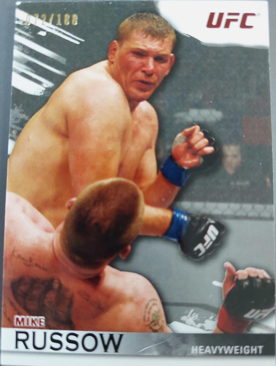 Mike Russow 2010 Topps UFC Knockout Base #35 Silver