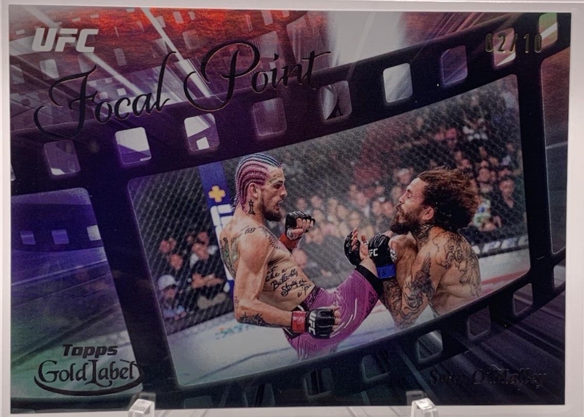 Sean O'Malley 2024 Topps Gold Label UFC Focal Point #FP-13 Black