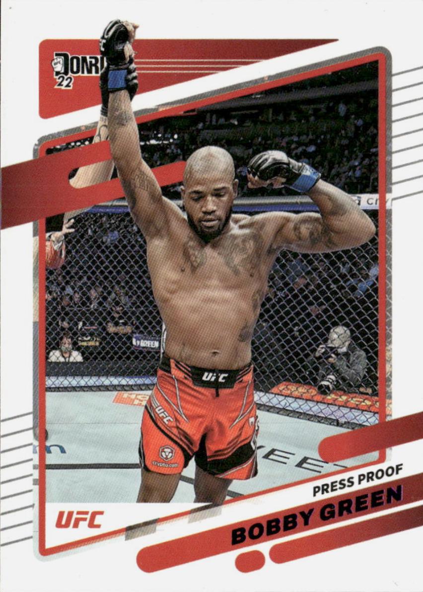 King Green 2022 Panini Donruss UFC Base #184 Press Proof Purple