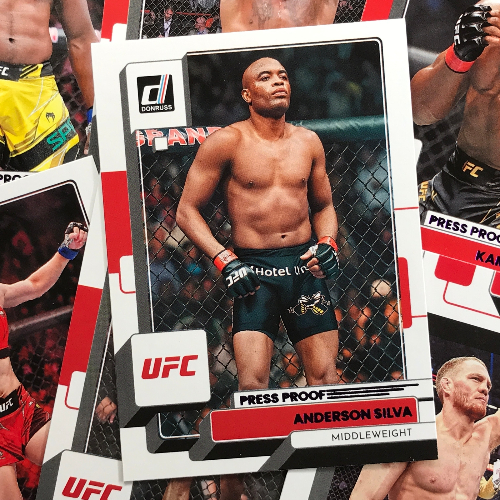 Chuck Liddell 2023 Panini Donruss UFC Base #3 Press Proof Purple