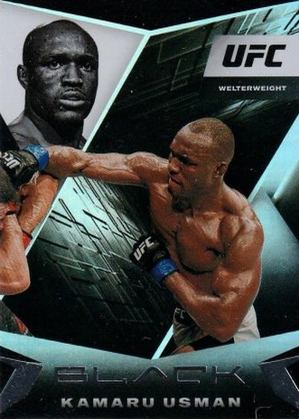 Kamaru Usman 2021 Panini Chronicles UFC Base Black #104 Gold