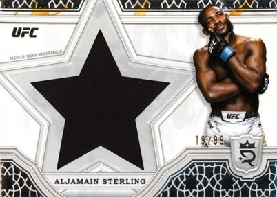 Aljamain Sterling 2024 Topps Royalty UFC Star Relics #SRR-38 Green