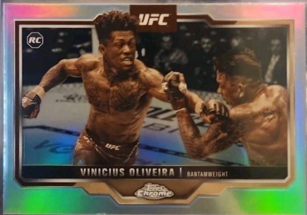Vinicius Oliveira 2025 Topps Chrome UFC Base #9 Sepia Refractor