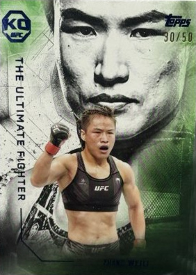 Zhang Weili 2025 Topps Knockout UFC The Ultimate Fighter #UF-13 Black