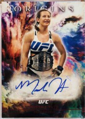 Miesha Tate 2021 Panini Chronicles UFC Origins Autographs #19 Red
