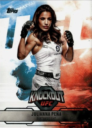 Julianna Peña 2025 Topps Knockout UFC Base #26 Orange