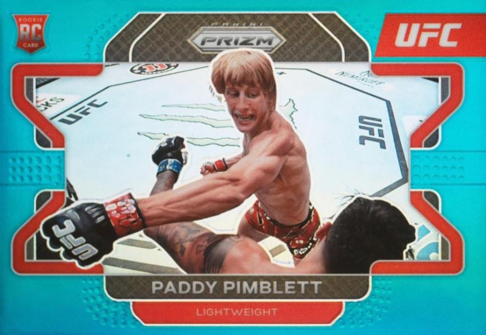 Paddy Pimblett 2022 Panini Prizm UFC Base #88 Teal