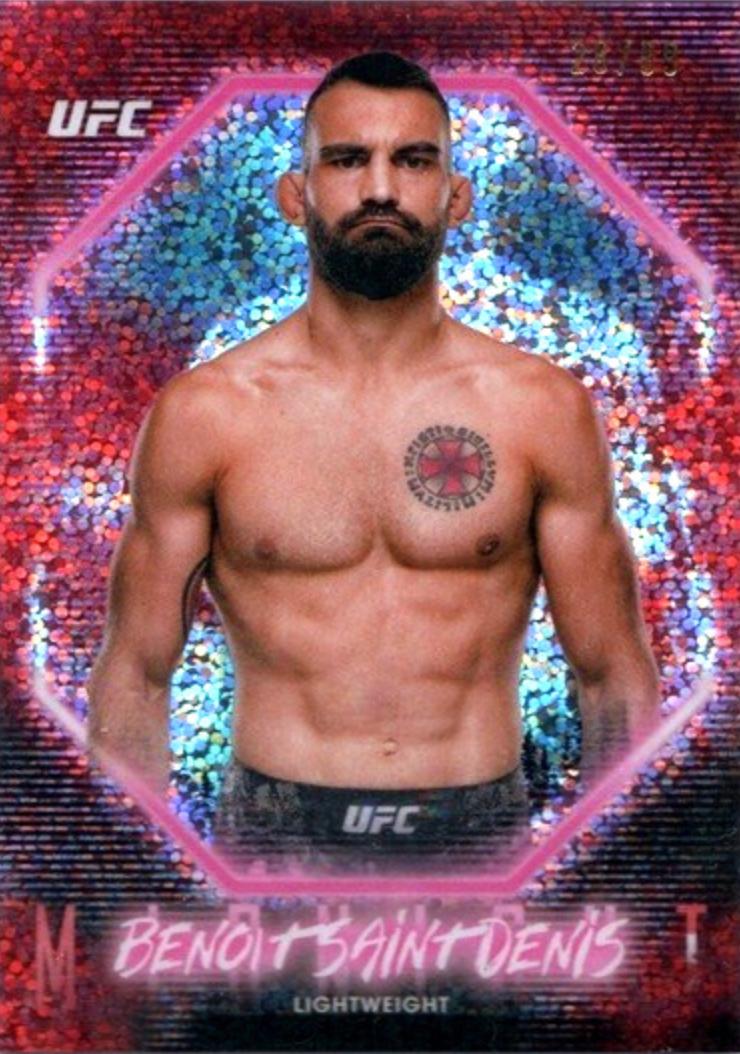 Benoit Saint Denis 2025 Topps Midnight UFC Base #54 Twilight