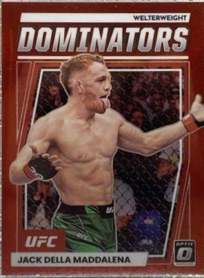 Jack Della Maddalena 2023 Panini Donruss Optic UFC Dominators #7 Red