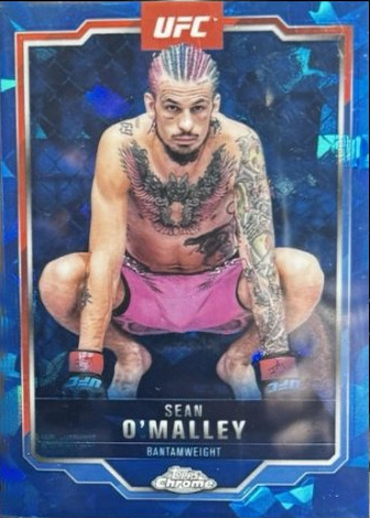 Sean O'Malley 2025 Topps Chrome Sapphire UFC Base Sapphire #1 Padparadscha Sapphire