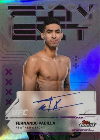 Fernando Padilla 2025 Topps Finest UFC Finest Autographs #FA-FP Red Refractor